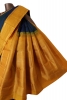 Pure Handloom Butta Contrast Kanjeevaram Silk Saree